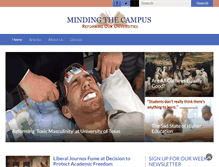 Tablet Screenshot of mindingthecampus.org