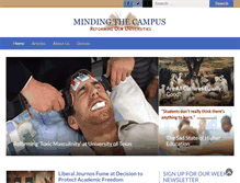 Tablet Screenshot of mindingthecampus.com